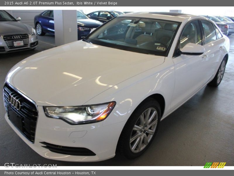 Ibis White / Velvet Beige 2015 Audi A6 2.0T Premium Plus Sedan