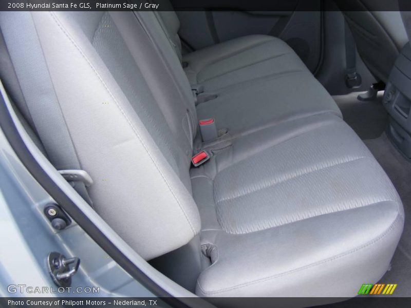 Platinum Sage / Gray 2008 Hyundai Santa Fe GLS