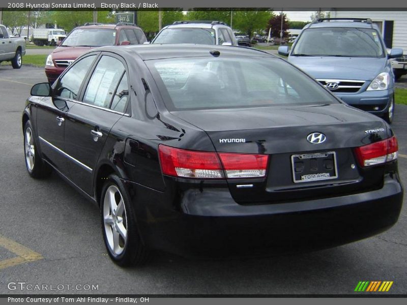 Ebony Black / Black 2008 Hyundai Sonata Limited