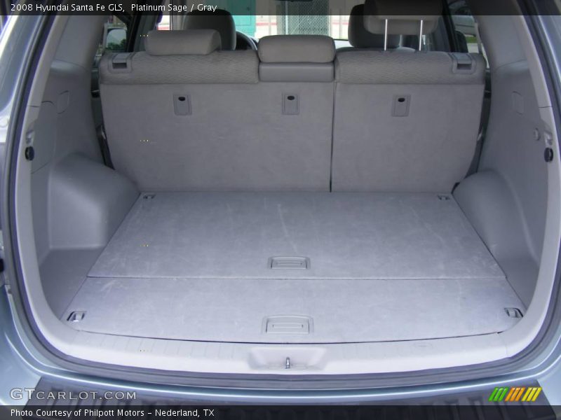 Platinum Sage / Gray 2008 Hyundai Santa Fe GLS