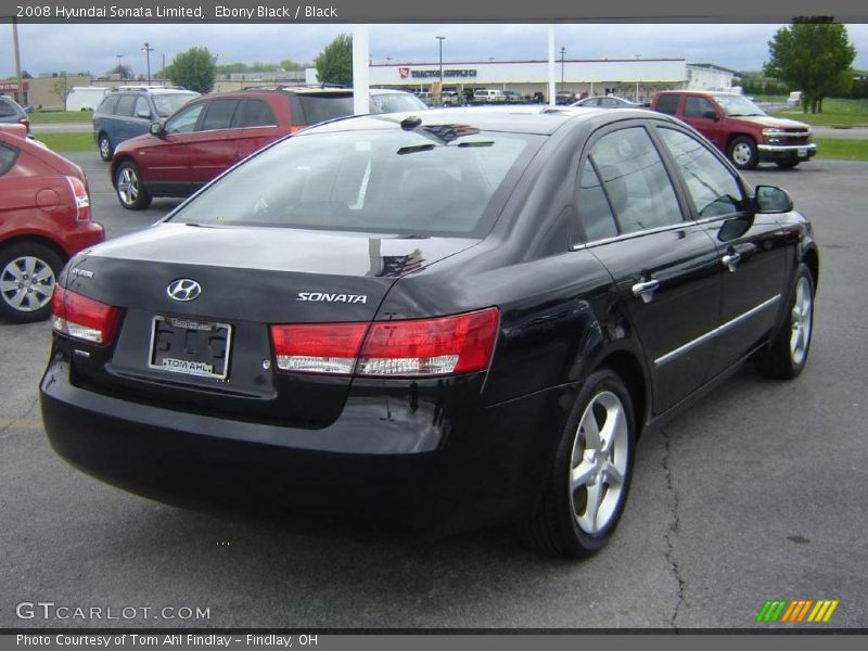 Ebony Black / Black 2008 Hyundai Sonata Limited
