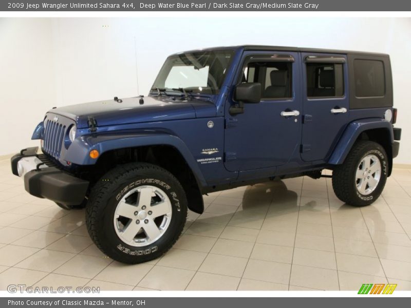  2009 Wrangler Unlimited Sahara 4x4 Deep Water Blue Pearl