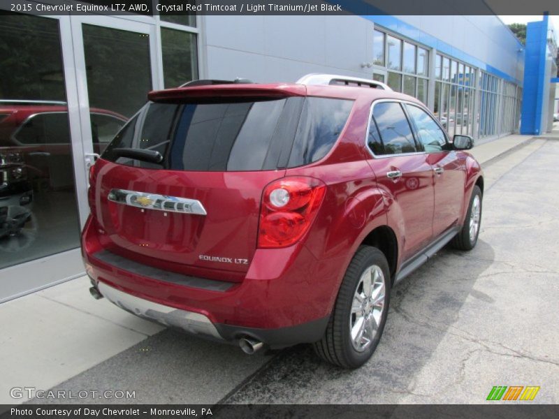 Crystal Red Tintcoat / Light Titanium/Jet Black 2015 Chevrolet Equinox LTZ AWD