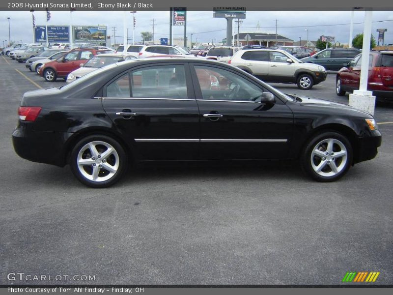 Ebony Black / Black 2008 Hyundai Sonata Limited