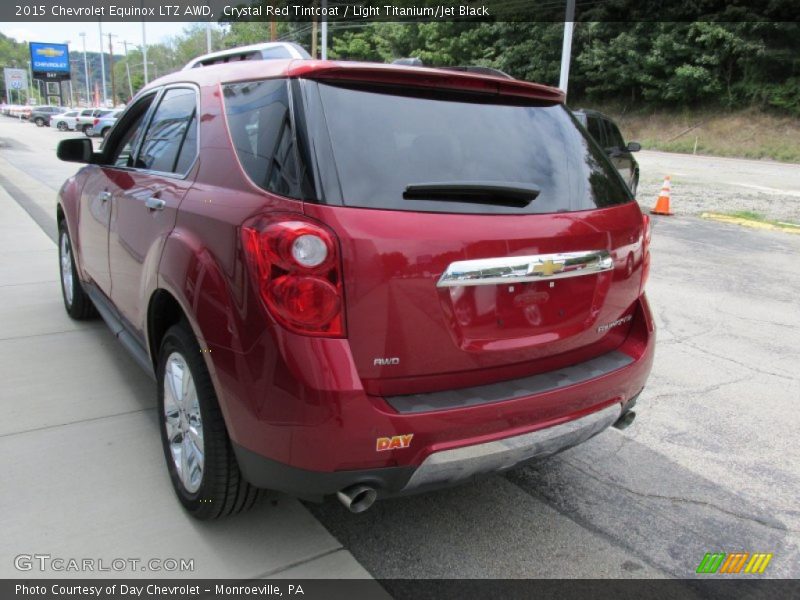 Crystal Red Tintcoat / Light Titanium/Jet Black 2015 Chevrolet Equinox LTZ AWD