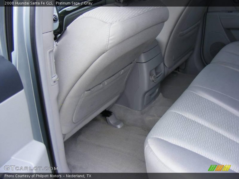 Platinum Sage / Gray 2008 Hyundai Santa Fe GLS