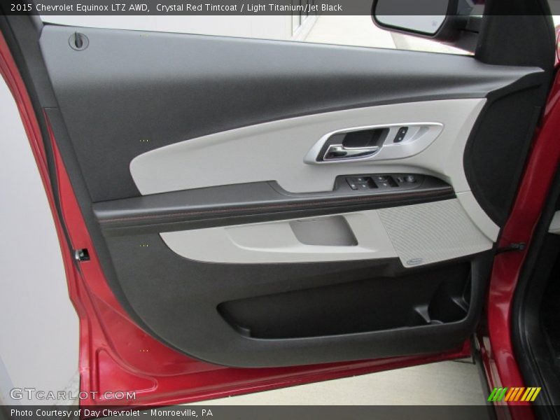 Crystal Red Tintcoat / Light Titanium/Jet Black 2015 Chevrolet Equinox LTZ AWD