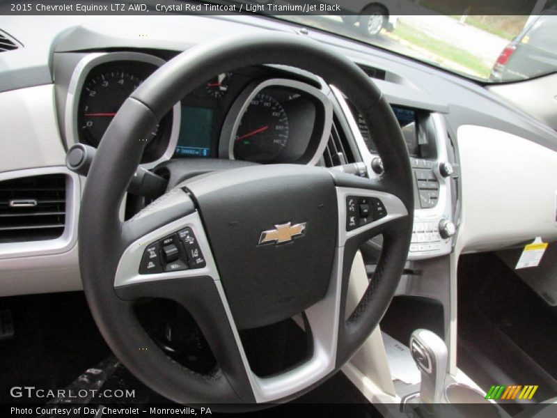 Crystal Red Tintcoat / Light Titanium/Jet Black 2015 Chevrolet Equinox LTZ AWD