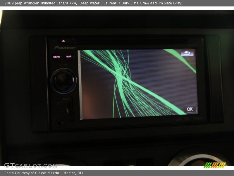 Deep Water Blue Pearl / Dark Slate Gray/Medium Slate Gray 2009 Jeep Wrangler Unlimited Sahara 4x4