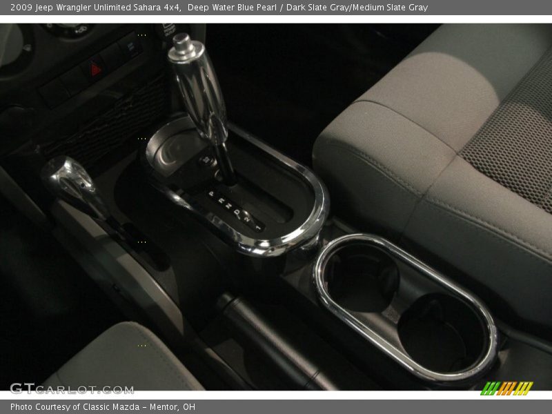 Deep Water Blue Pearl / Dark Slate Gray/Medium Slate Gray 2009 Jeep Wrangler Unlimited Sahara 4x4