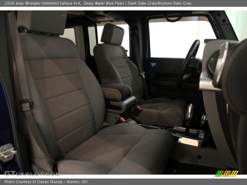 Deep Water Blue Pearl / Dark Slate Gray/Medium Slate Gray 2009 Jeep Wrangler Unlimited Sahara 4x4