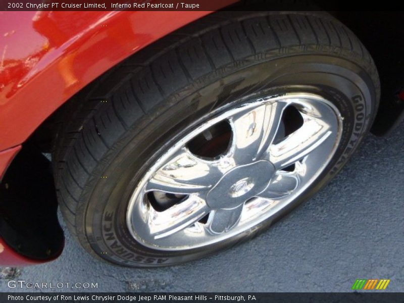Inferno Red Pearlcoat / Taupe 2002 Chrysler PT Cruiser Limited