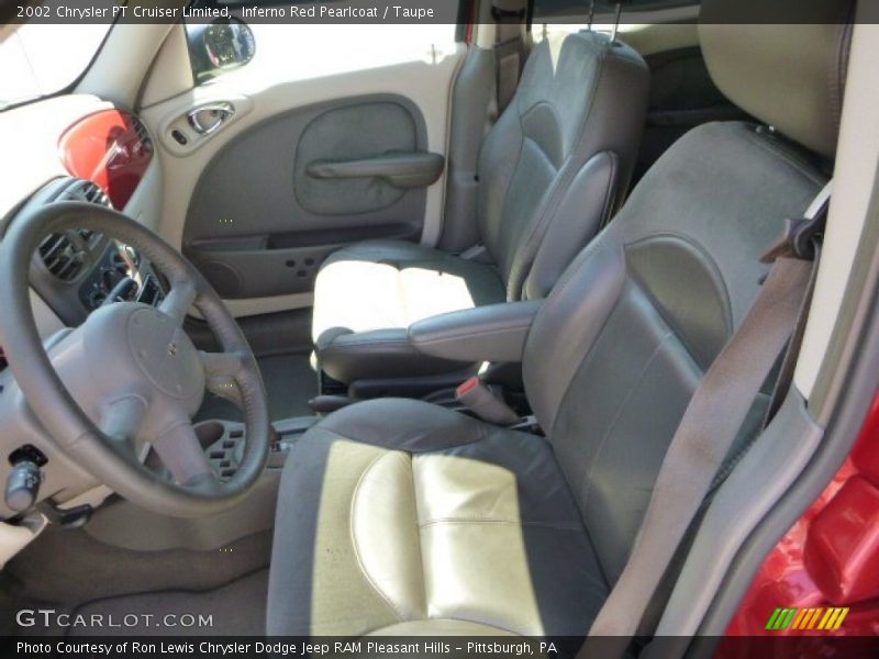 Inferno Red Pearlcoat / Taupe 2002 Chrysler PT Cruiser Limited