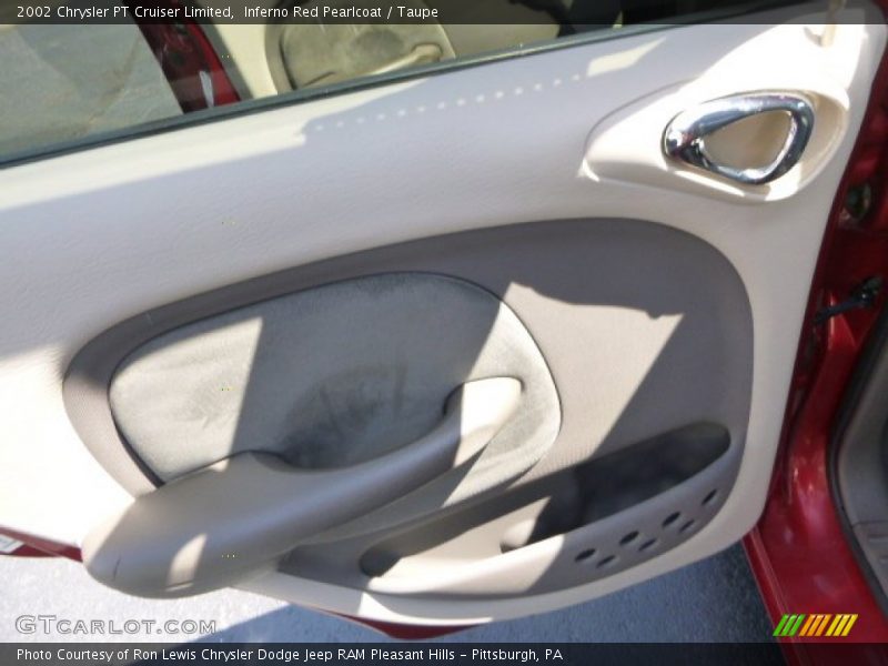 Inferno Red Pearlcoat / Taupe 2002 Chrysler PT Cruiser Limited