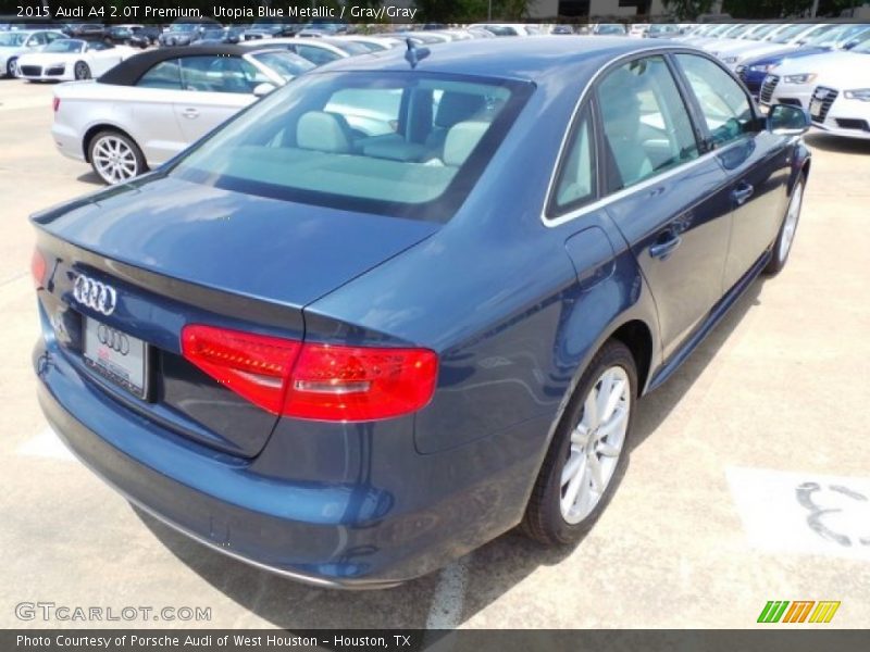 Utopia Blue Metallic / Gray/Gray 2015 Audi A4 2.0T Premium