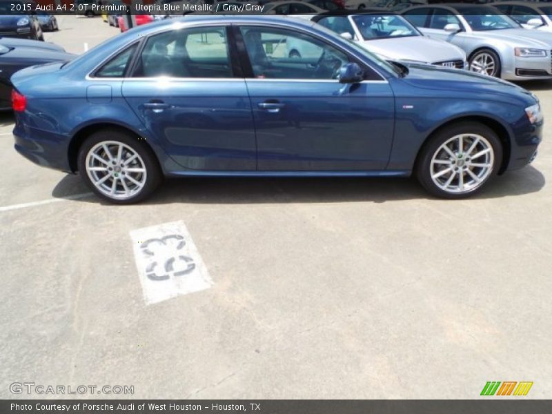 Utopia Blue Metallic / Gray/Gray 2015 Audi A4 2.0T Premium
