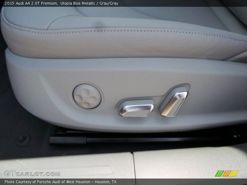 Utopia Blue Metallic / Gray/Gray 2015 Audi A4 2.0T Premium