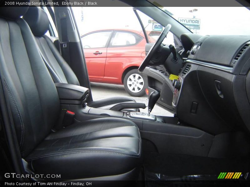 Ebony Black / Black 2008 Hyundai Sonata Limited