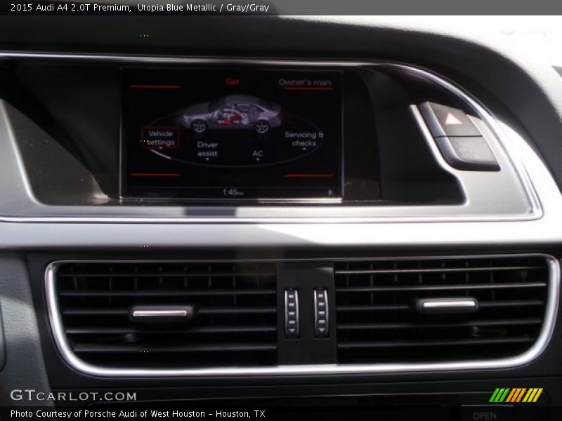 Utopia Blue Metallic / Gray/Gray 2015 Audi A4 2.0T Premium