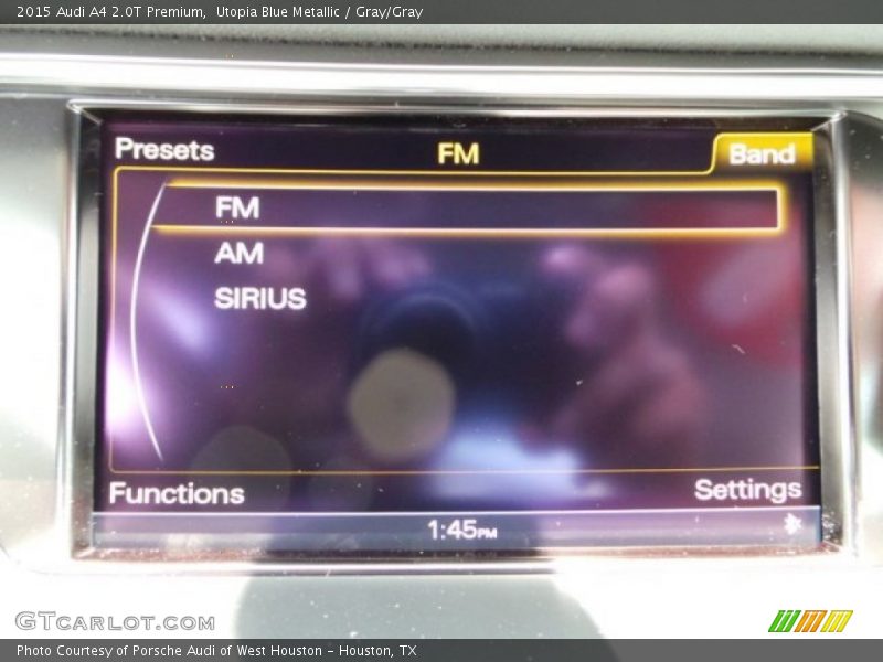 Utopia Blue Metallic / Gray/Gray 2015 Audi A4 2.0T Premium