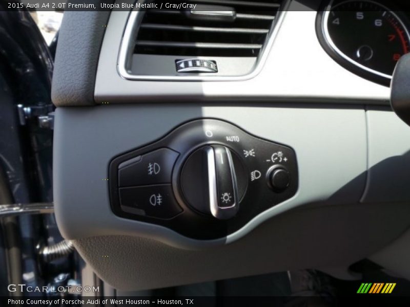 Utopia Blue Metallic / Gray/Gray 2015 Audi A4 2.0T Premium