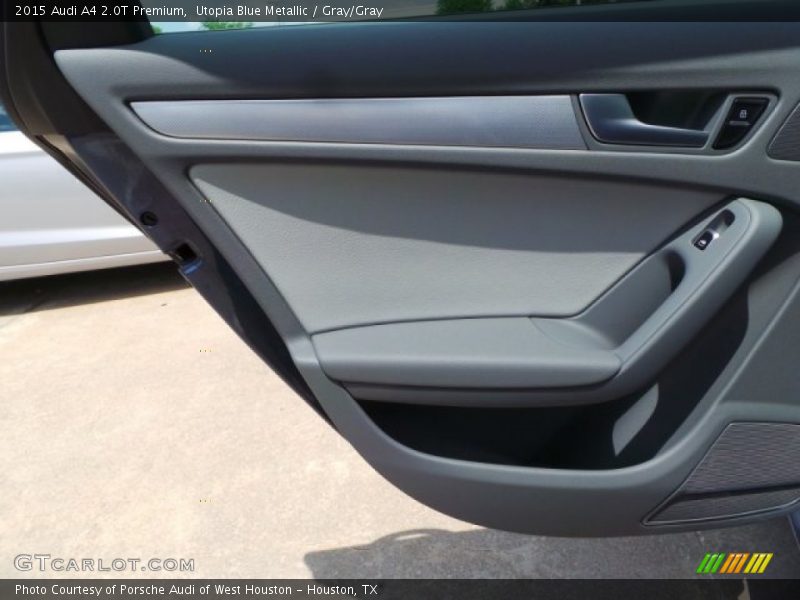 Utopia Blue Metallic / Gray/Gray 2015 Audi A4 2.0T Premium