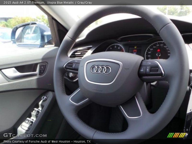 Utopia Blue Metallic / Gray/Gray 2015 Audi A4 2.0T Premium