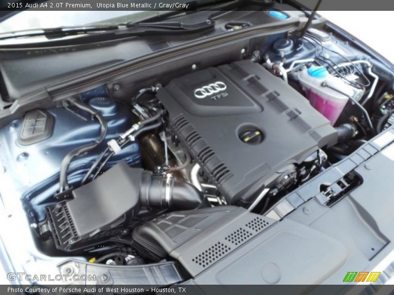 Utopia Blue Metallic / Gray/Gray 2015 Audi A4 2.0T Premium