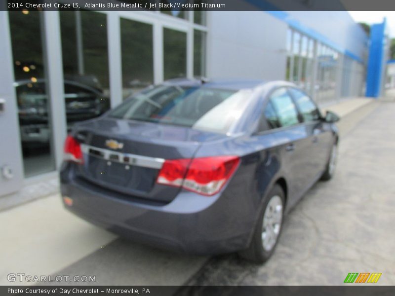 Atlantis Blue Metallic / Jet Black/Medium Titanium 2014 Chevrolet Cruze LS