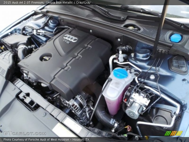 Utopia Blue Metallic / Gray/Gray 2015 Audi A4 2.0T Premium
