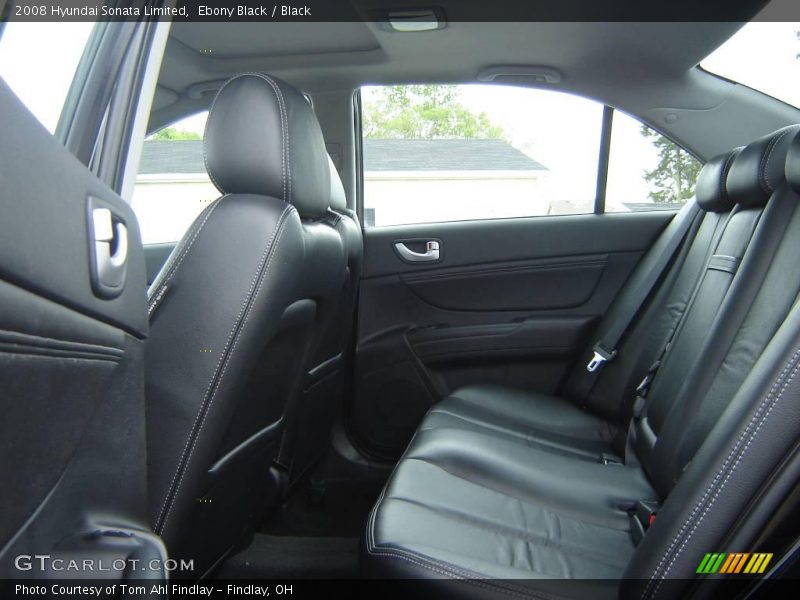 Ebony Black / Black 2008 Hyundai Sonata Limited
