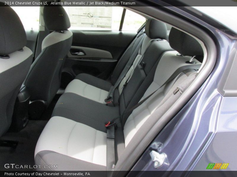 Atlantis Blue Metallic / Jet Black/Medium Titanium 2014 Chevrolet Cruze LS