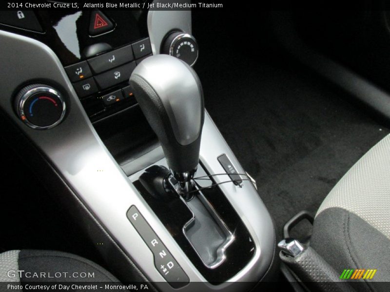 Atlantis Blue Metallic / Jet Black/Medium Titanium 2014 Chevrolet Cruze LS