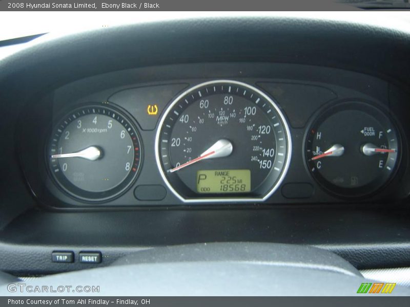 Ebony Black / Black 2008 Hyundai Sonata Limited