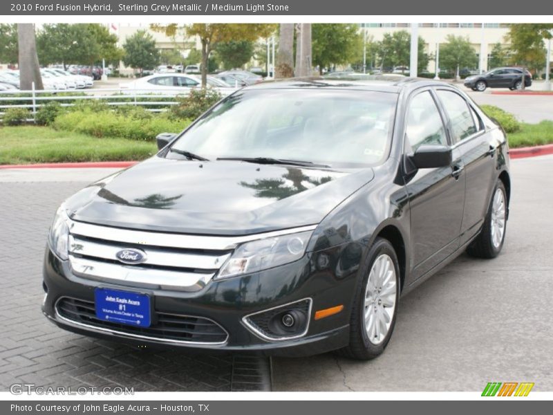 Sterling Grey Metallic / Medium Light Stone 2010 Ford Fusion Hybrid