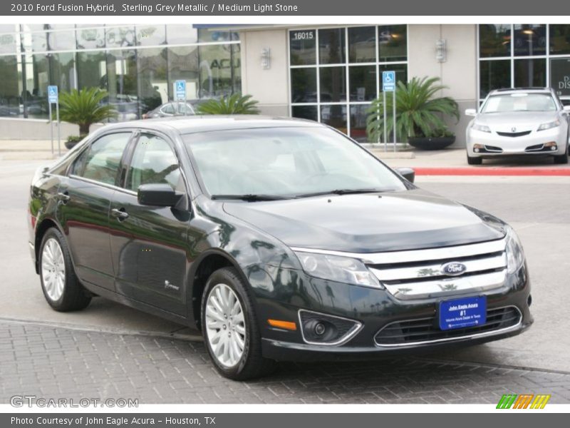 Sterling Grey Metallic / Medium Light Stone 2010 Ford Fusion Hybrid