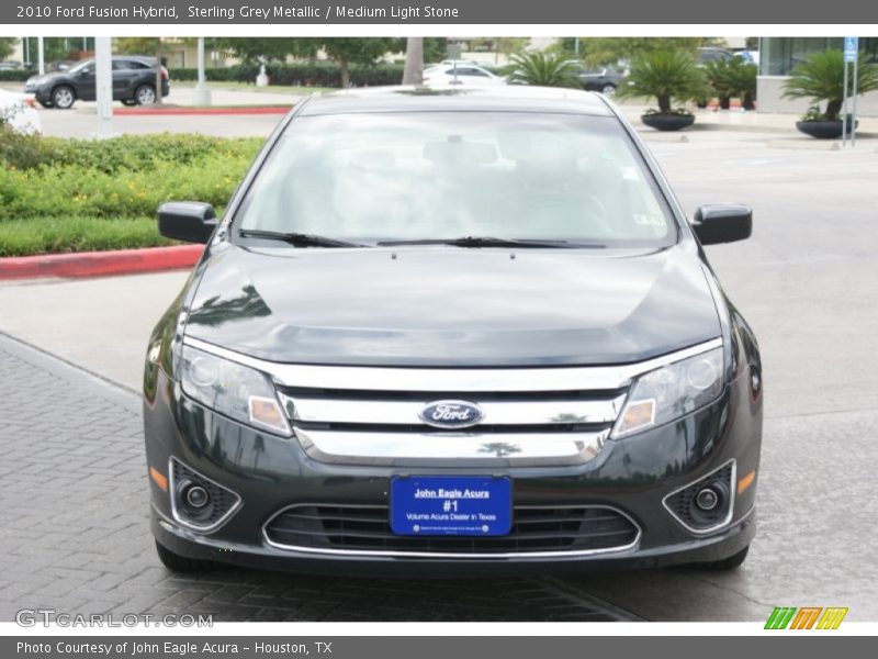 Sterling Grey Metallic / Medium Light Stone 2010 Ford Fusion Hybrid