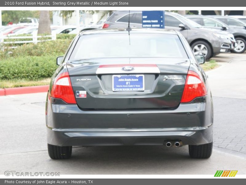 Sterling Grey Metallic / Medium Light Stone 2010 Ford Fusion Hybrid