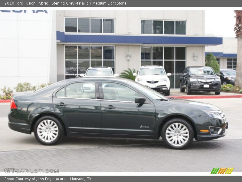 Sterling Grey Metallic / Medium Light Stone 2010 Ford Fusion Hybrid