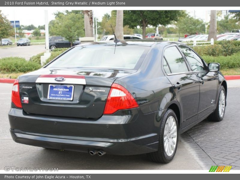 Sterling Grey Metallic / Medium Light Stone 2010 Ford Fusion Hybrid