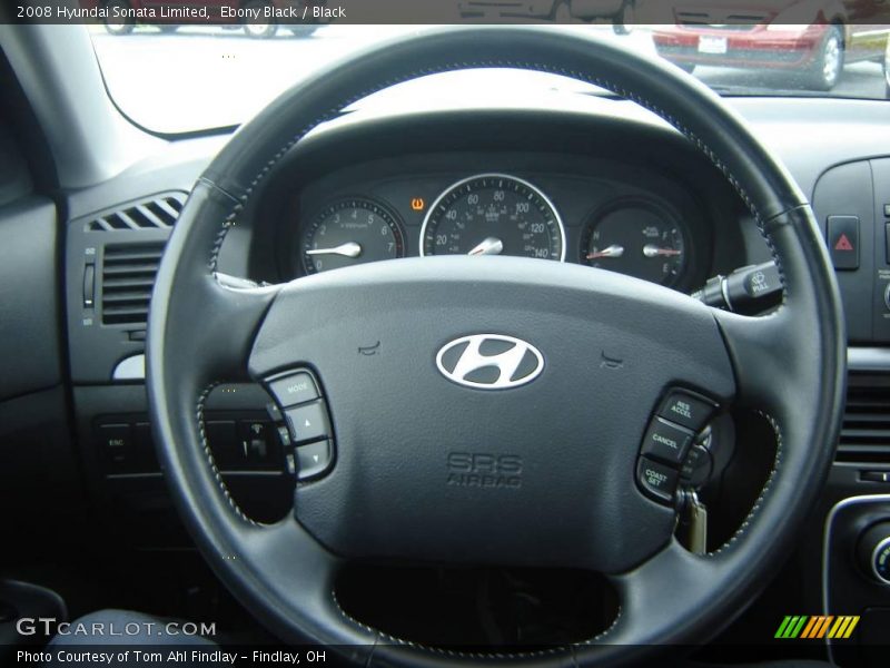 Ebony Black / Black 2008 Hyundai Sonata Limited