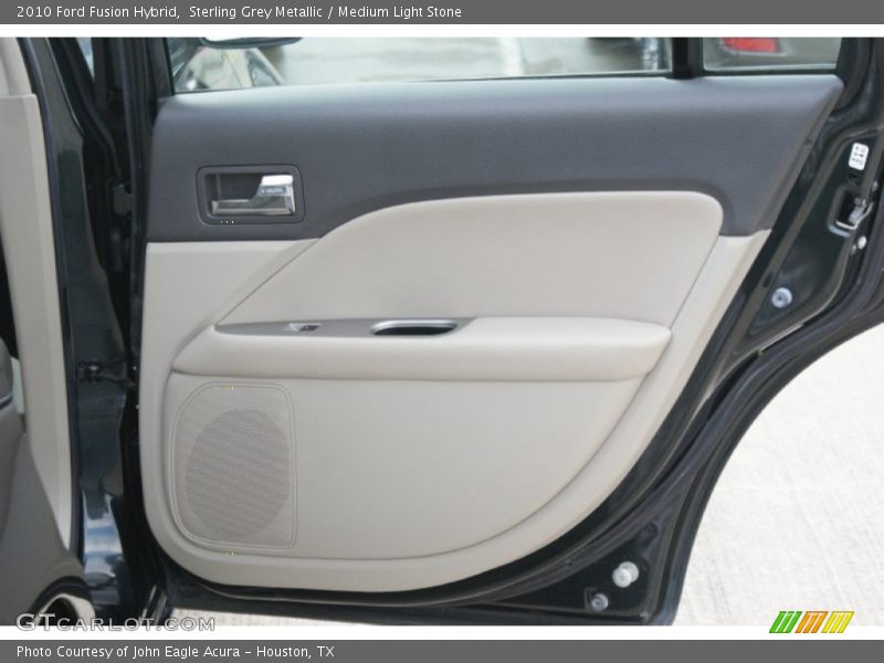 Sterling Grey Metallic / Medium Light Stone 2010 Ford Fusion Hybrid