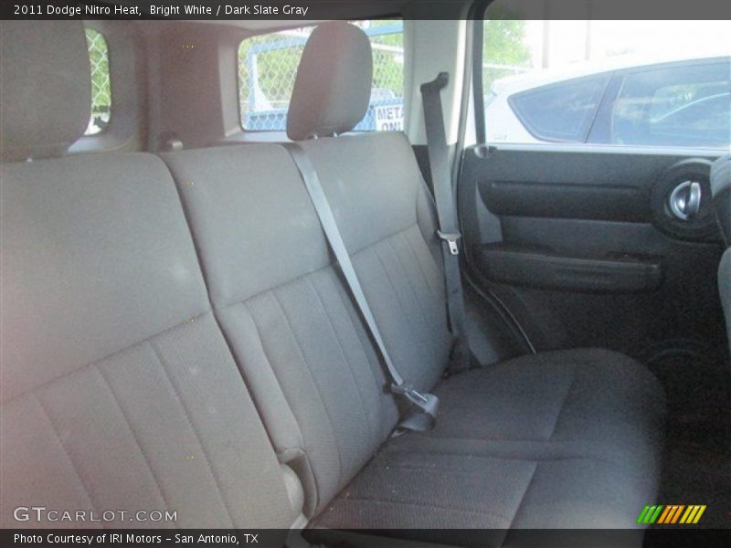 Bright White / Dark Slate Gray 2011 Dodge Nitro Heat