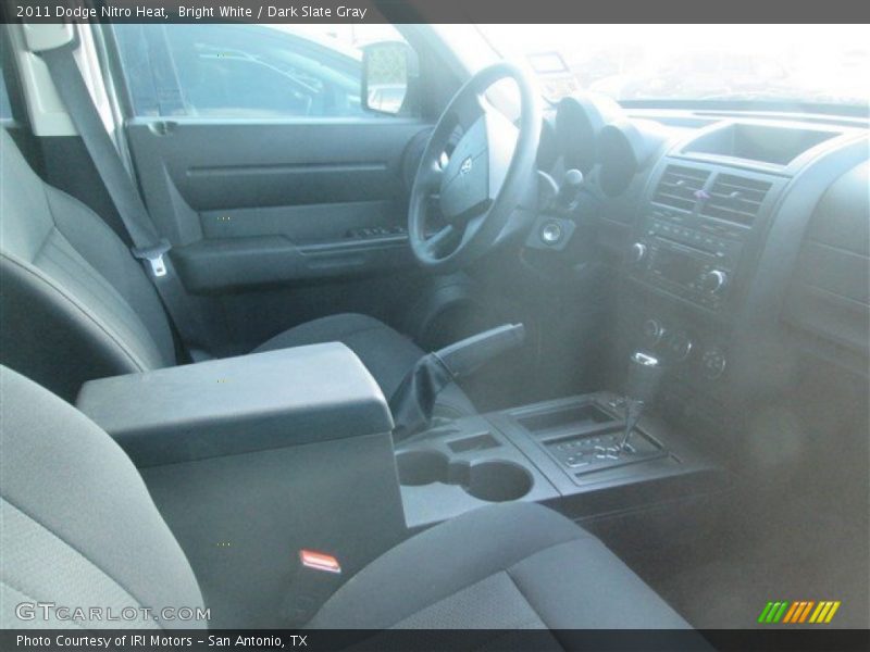 Bright White / Dark Slate Gray 2011 Dodge Nitro Heat