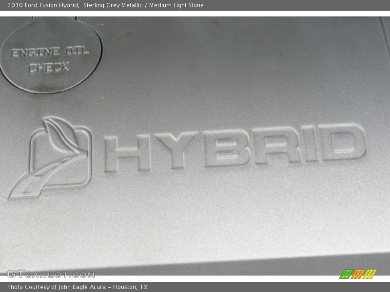 Sterling Grey Metallic / Medium Light Stone 2010 Ford Fusion Hybrid