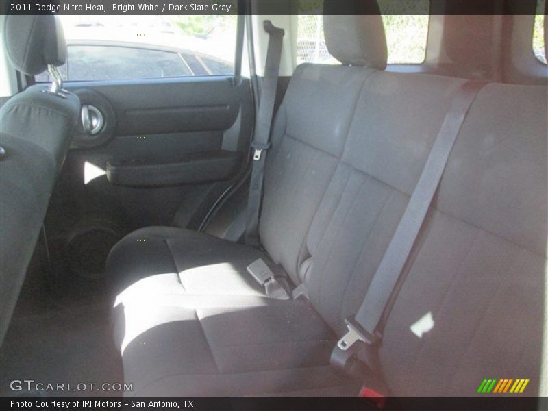 Bright White / Dark Slate Gray 2011 Dodge Nitro Heat