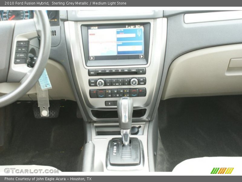 Sterling Grey Metallic / Medium Light Stone 2010 Ford Fusion Hybrid