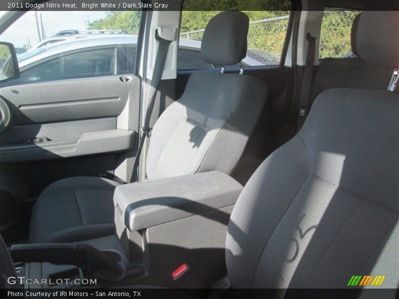 Bright White / Dark Slate Gray 2011 Dodge Nitro Heat