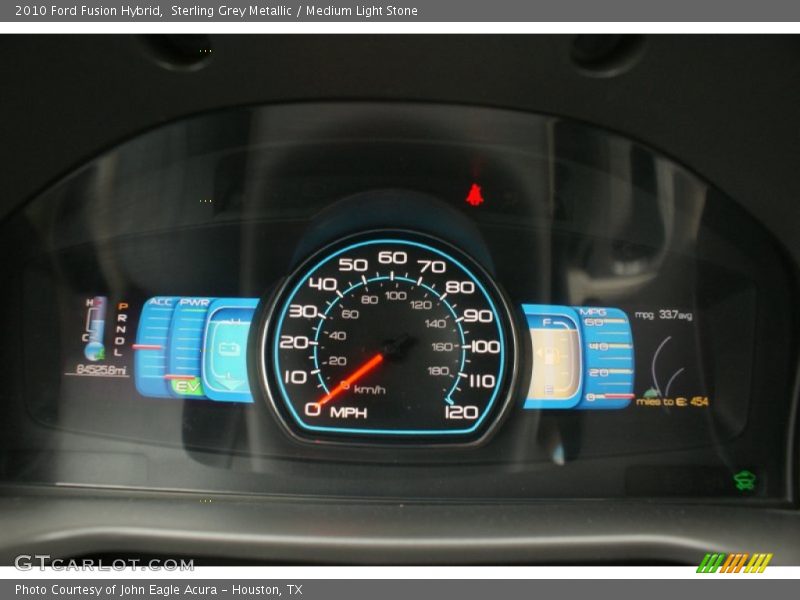 Sterling Grey Metallic / Medium Light Stone 2010 Ford Fusion Hybrid