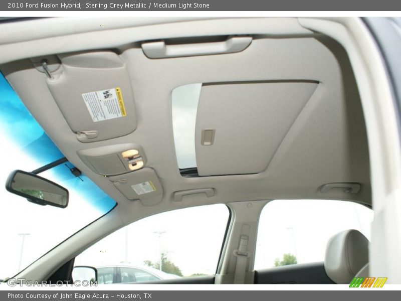 Sterling Grey Metallic / Medium Light Stone 2010 Ford Fusion Hybrid